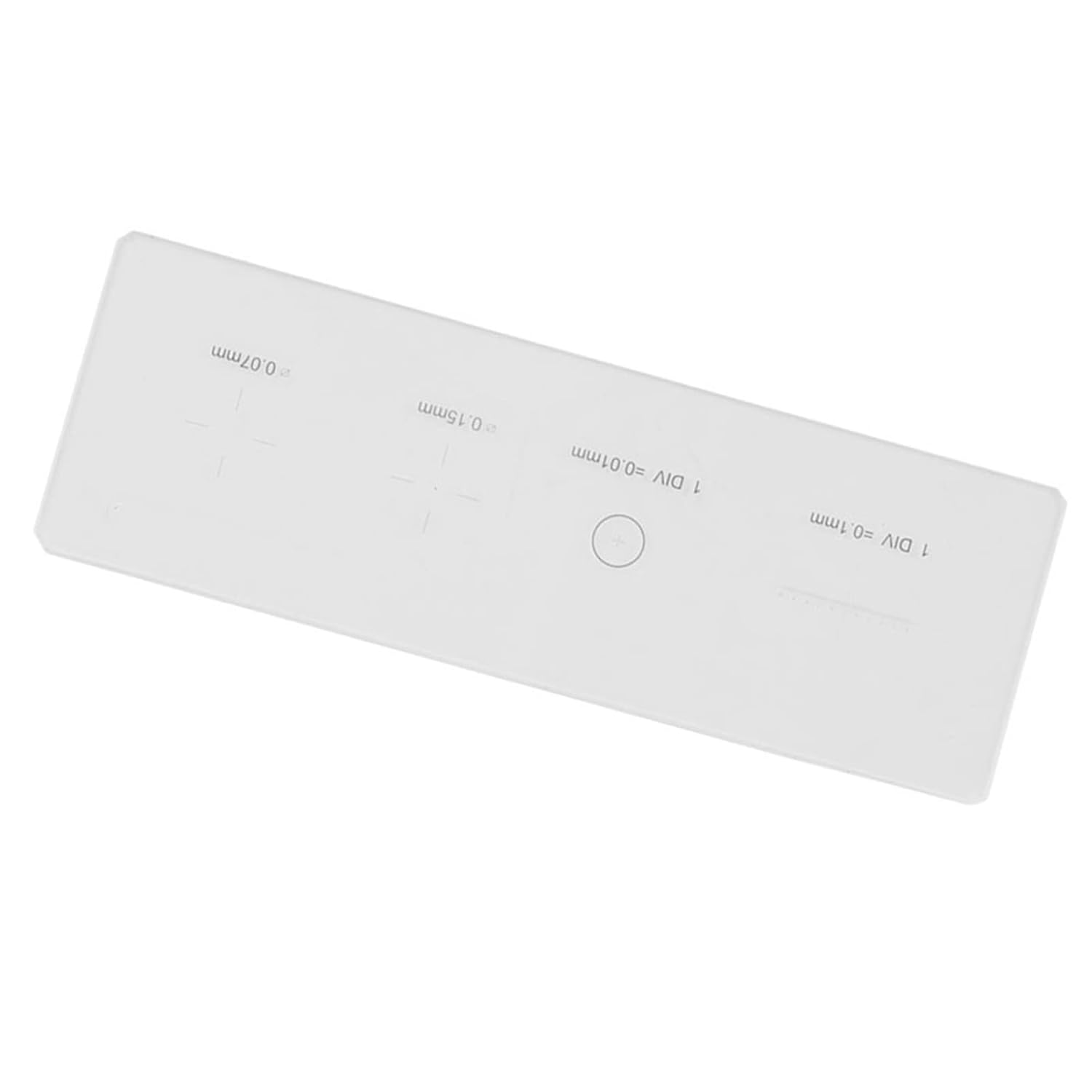 Microscope Slides Reticle Calibration Slide Ruler Microscope Objective Micrometer Calibration Slide Glass Stage Micrometer DIV 0.01mm