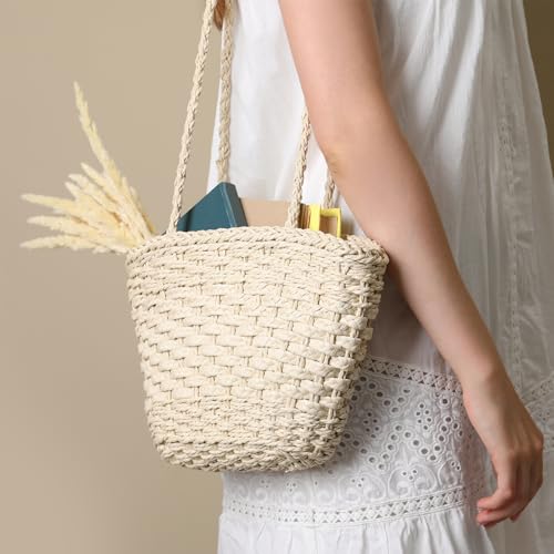 Image of Raffia Yarn for Crochet, Soft Cotton Yarn for Crocheting Summer Beach Bag /Hat, 114 Yards /1.76 Ounce Ribbon Paper Yarn for Beginners DIY Hand Knitting Handbag(Yellow)