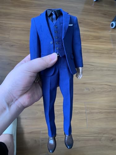 1/6 Ratio of Men's Clothing，1/6 Scale Male Figure Sport Suit，1/6 Scale Male Clothes ，Set Blue