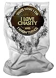 I Love Chasity and I Know Things Neck Gaiter Tube Bandana Balaclava