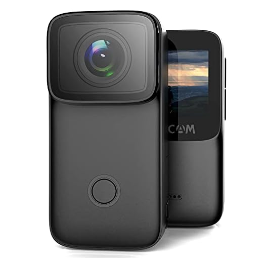 SJCAM C200 Action Cam 4K 16MP Sportkamera WiFi, 5m Körper wasserdichte Unterwasserkamera, 6-Achsen Bildstabilisierung Motorrad-Kamera Unterwasser Camcorder with Zubehör-Kit