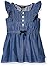 Nautica Baby Flutter Sleeve Dress, Chambray, 18 Months