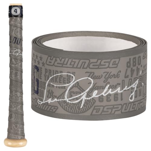 Lizard Skins DSP Ultra Legend Series Baseball Bat Grip - 0.5mm 1.1mm – Jackie Robinson – Lou Gehrig – Roberto Clemente (Gehrig, 0.5mm)