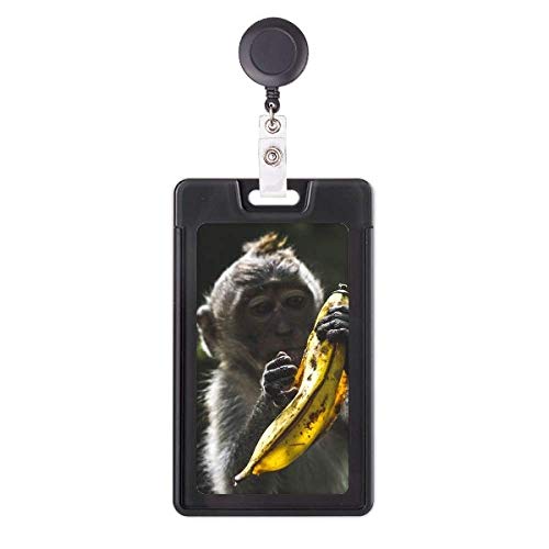 Porte-badge rétractable singe terrestre accessoire carte identité pro