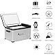 SDKEHUI Tragbare Gefrierbox Minikühlschrank Elektrische Kühlbox 12V/24V, Auto Kühlbox 30 L Kühlbox Elektrisch -20℃ ~20℃ Kompressor Kühlbox, für Auto, LKW, Boot, RV mit Griff