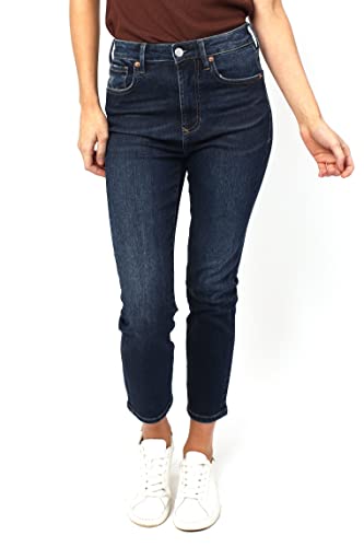 DEAR JOHN Stella Women's Jeans Slim Straight Leg Cropped Inseam
