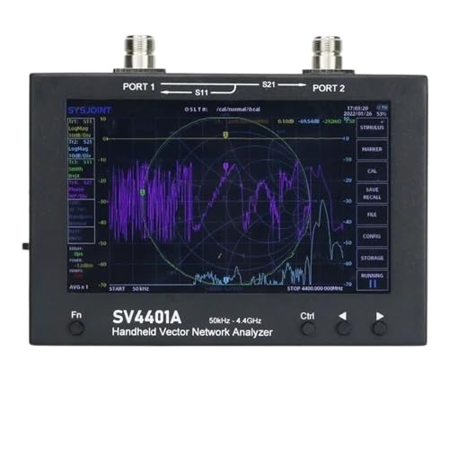 Analizador VNA con rango dinámico de 100 dB y memoria interna integrada