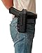 OWB Kydex Holster for Glock 17 Gen 1 2 3 4 5 / Glock 22 31 Gen 1 2 3 4 Pistol Case, Glock17 Holster OWB, Waistband Outside Carry 1.5-2 Inch Belt Clip (Right Hand)