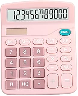 Calculadora Calculadora Case Calculadora Scientific ti Home Office 12 dígitos Monitor de mesa portátil Calculadora de mesa Calculadora de mesa de energia solar dupla Botão grande Business & Accounts