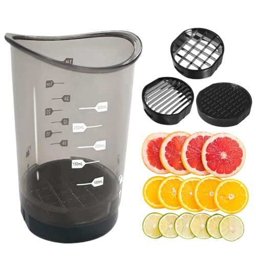 Byuexhp Coppa Per Tagliare La Frutta - Utensile Da Cucina Per Affettare La Frutta - Attrezzo Per Tagliare Cetrioli E Uova - Per Casa, Appartamento, Caffè, Cucina, Dispensa, Campeggio E Picnic