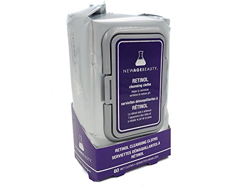 New Age Beauty Retinol Cleansing Cloths - 60 ct.