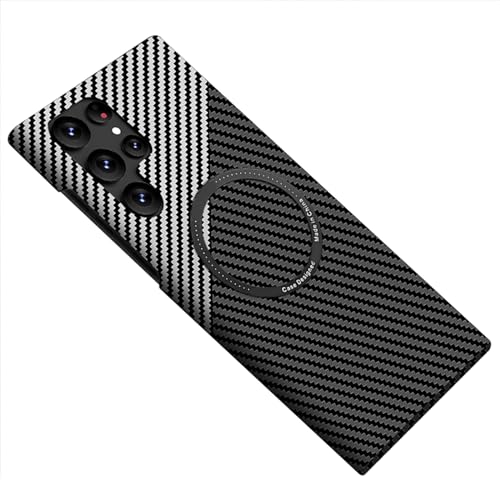 Coque Samsung S25 Plus magnétique en polycarbonate argenté anti-traces
