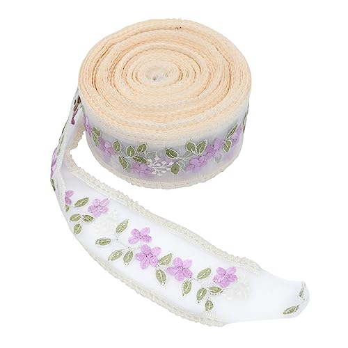 jojofuny 1 Pieza Encaje Decorativo de Yardas Manualidades Ribete Floral de Suave Accesorio DIY Bodas y Fiestas Color