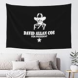 XENITE David Music Allan Coe Tapestry Wall Hanging Wall Blanket for Bedroom Living Room Dorm Home Decor 60'x40'