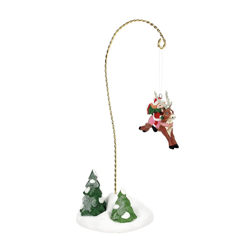 Figura Elfette Department 56 para maquetas navideñas de salón y decoración de repisas