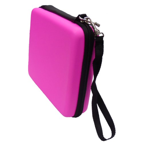 TECHGEAR Case Compatible with Nintendo 2DS - Hard Protective Carry & Storage Case Cover fits 2DS + Games + Accessories [Pink] - Image 3