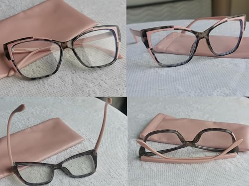 Image of Blue Light Glasses for woman,Computer Eyewear Non-Prescription Glasses Fashion Colorful Frame