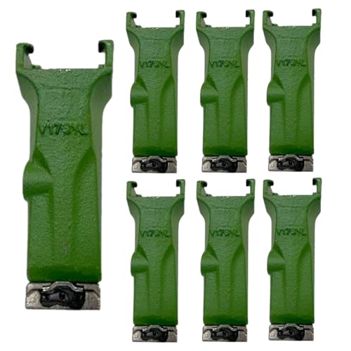 7pk Teeth V17SYL, FITS for V17 17SYL V17SYL Bucket Digging Teeth/Tooth with V13/17PN Flex Pins (Digging Teeth V17SYL 7pk)
