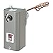 Johnson Controls A19EDB-1C Penn Series A19 Fan or Cutout Control, Liquid Expansion Bulb, Warm Air with Lock Out, Open High SPST Switch Action, 38 to 177?C Range, Manual Reset Differential, 6" Bulb