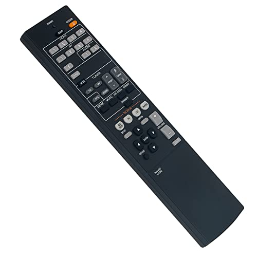 VINABTY RAV462 ZA11340 Replacement Remote Control Compatible with Yamaha AV Receiver HTR-2866, black - Image 2