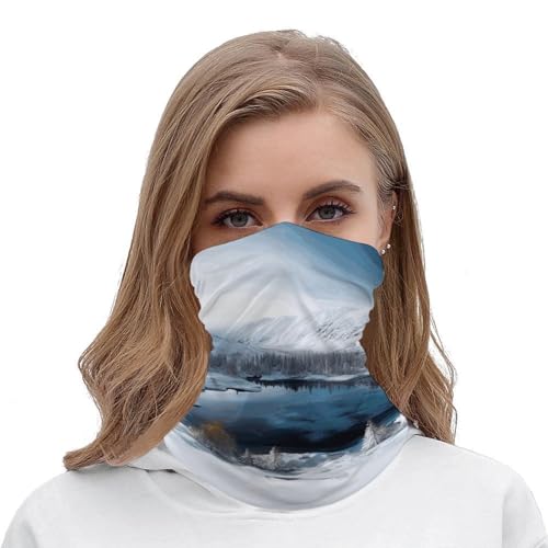 Neck Gaiter Face Mask Respirable Cortaviento Cubierta Facial de Invierno para Montañas y Nieve Balaclava Bandana para Hombre y Mujer miniatura 4