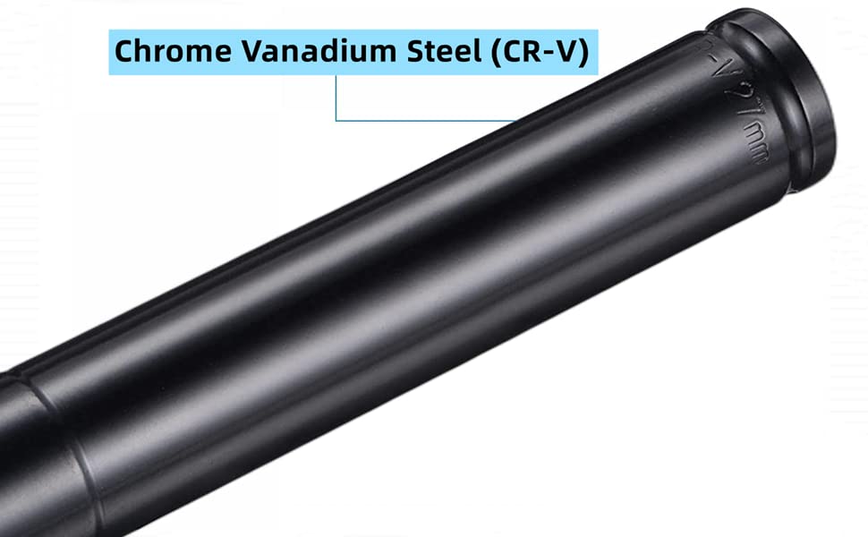 Llave De Vaso De Impacto 27 Mm - 6 Puntos, Acero Cromo-Molibdeno, Para Llave/Herramientas Eléctricas