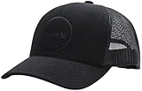 Hurley Men’s Offshore Trucker Hat - Curved Brim Mesh Baseball Cap and Hats for Men with Adjustable Snapback Closure, Size One Size, Black