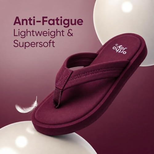 Image of ORTHO JOY Men Doctor Ortho slippers | Extra Soft comfortable and stylish flip flop slippers for Men in exciting colors |Lightweight | Anti Skid | Daily Use Chappal