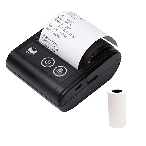 Amazon.co.jp: ポータブル ミニ サーマル レシート プリンター USB
