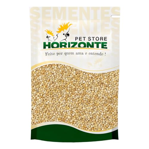 Semente Painço Comum 1kg Limpo Escolhido Semente Pura Natural Alimentar Tratar Passarinho Livre Solt