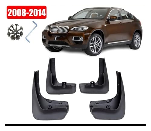 Bavettes de protection BMW X6 E71 garde-boue premium noir - 3