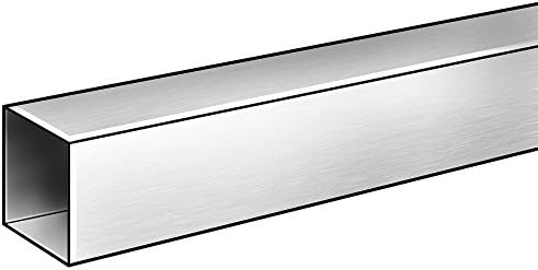 Square Tube, 6063AL, 1/2 In Inside Sq, 6 ft