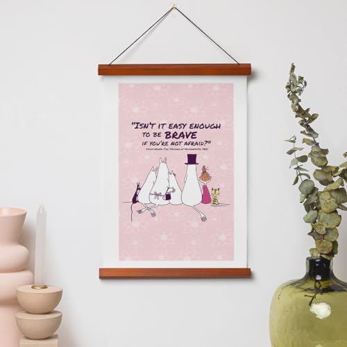 Póster de pared Moomin de tamaño A3 con la ilustración de las memorias de Moominpappa 2
