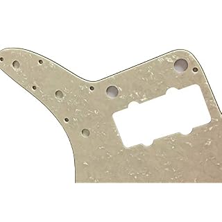 Pickguard pour guitare Fender US Jazzmaster 4 plis Blanc ivoire nacré - Les Beatles, Paul McCartney, John Lennon, RIngo Starr, George Harrison Pickguard pour guitare Fender US Jazzmaster 4 plis Blanc ivoire nacré – Image 4