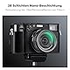 K&F Concept UV Filter,Gegenlichtblende und Objektivdeckel für Fujifilm Kamera X100-Serie, Kompatibel mit Fujifilm Kamera X100/X100F/X100S/X100T/X100V/X100VI -Schwarz (Nano-Xcel Serie)