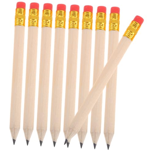 50 lápices de madera golf con borrador rojo NOLITOY miniatura 1