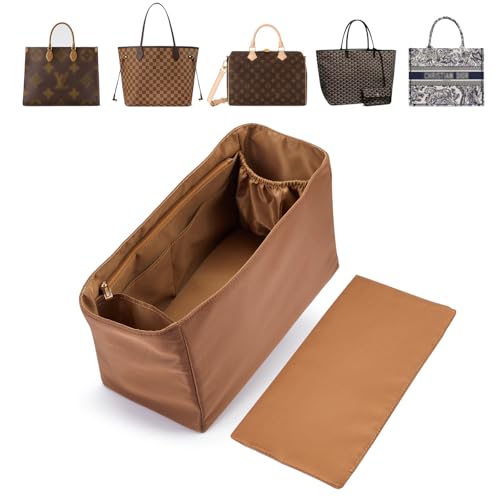 Volcuna Nylon Purse Organizer Insert Water-Repellent Tote Bag Organizer with