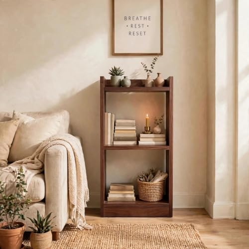 SBF Furniture 3 Tier Wooden Bookshelf, Engineered Wood Book Rack,...