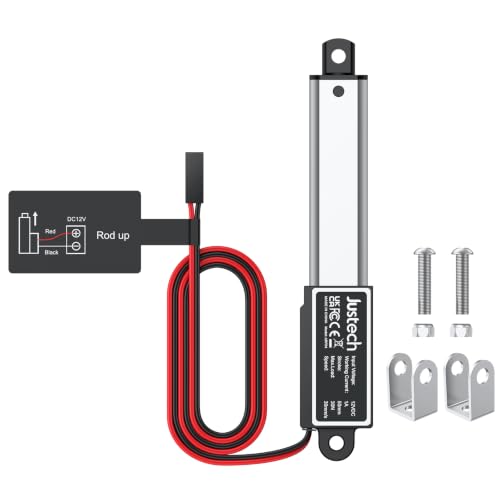 Actuador Lineal 30N 50mm Justech 12V con IP65