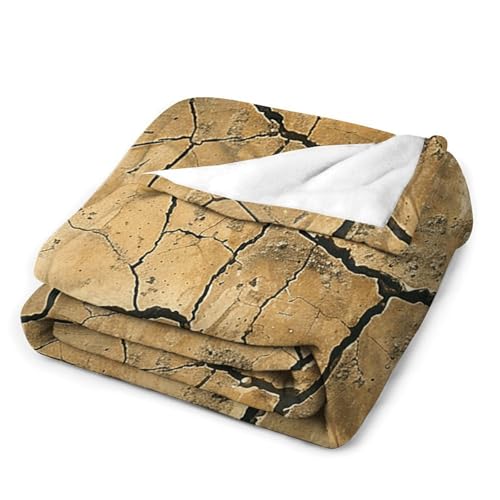 Couverture en micro polaire marron 127 cm pour lit et canapé - 7