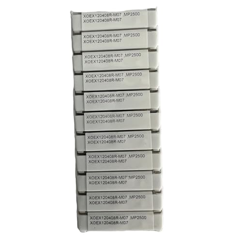 Lames en carbure MP2500 boite de 10 pièces pour fraisage net sans vibration