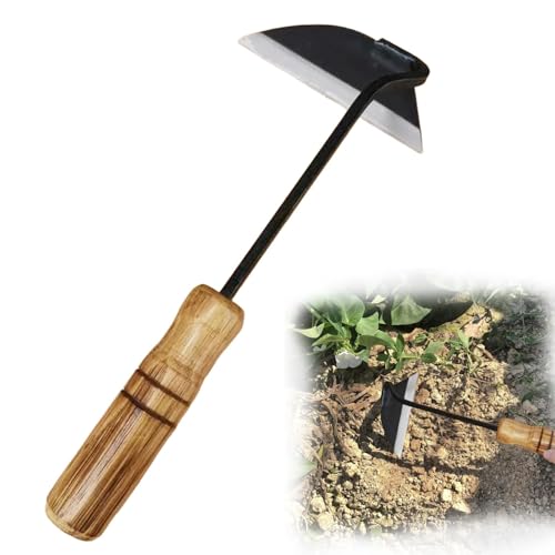 eefaYIYIFA Japanese Gardening Sickle Tools,Hand Hoe/Sickle,Quick Work, Weed Puller Tool,Manual