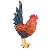 Coq réaliste – sa finition lui assure une excellente tenue dans les couleurs, un cadeau idéal pour votre famille, vos amis ou vos collègues, décoration de jardin portable