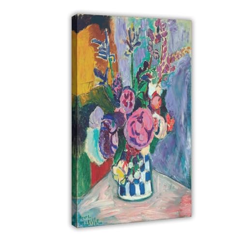 Toile suspendue Peonies by Henri Matisse pour une ambiance de salon apaisante