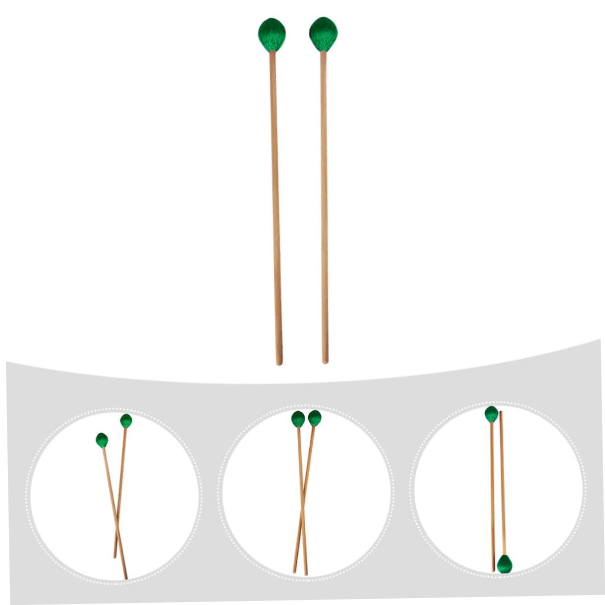 ifundom 4piezas Bastones De Percusión Para Marimba De Cabezal Resistente Ligero y Duradero Para Instrumentos De Percusión Como Xilófono y Marimba