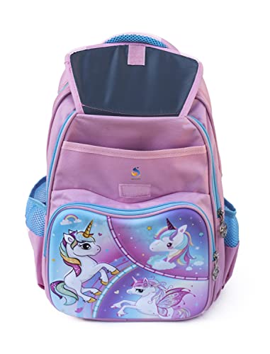Image of Cute Cartoon Schoolbag Backpack Unicorn Backpack Bookbag for Girls Boys 3 to 6 years