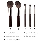 Kanviensl-Makeup-Brushes-Set-5pc-Portable-Makeup-Blending-Brush-Kit-with-Soft-Goat-Hairs-Real-Wood-Handle-Ideal-Makeup-Tools-for-Powder-Blush-Concealers-Contouring-Highlighting