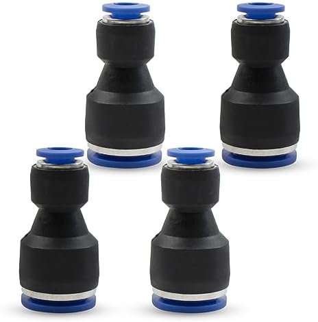 Bwintech 10 Raccords à Barbe Pour Tuyaux En Acier Inoxydable, Filetage Externe BSP 1/2 "x Raccords à Barbe 10mm Et 10 Pinces