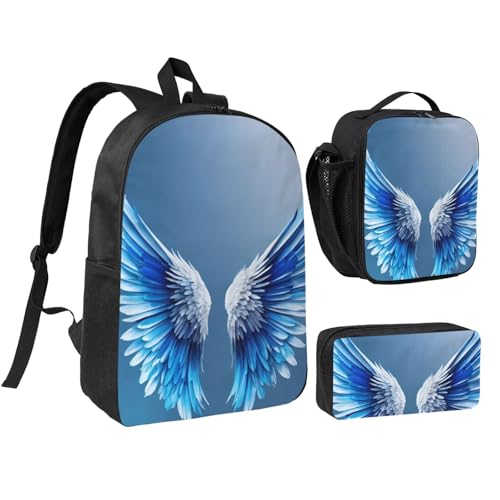 Mochila escolar ergonómica y ligera de alas de ángel para evitar dolores de espalda en niños