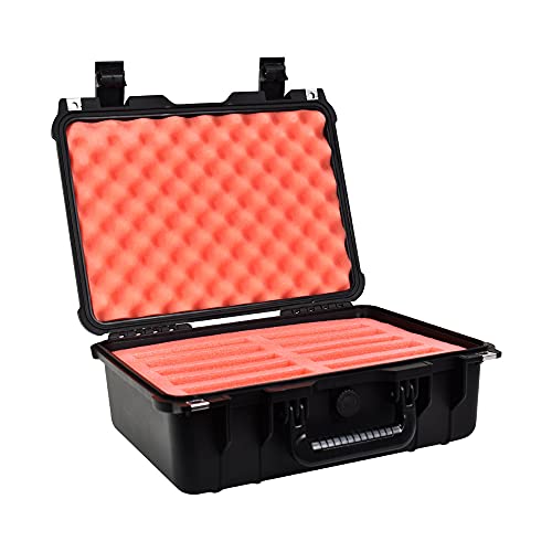 SiForce Hard Drive Rugged Transport Case, Protect Hard Drives (L10, 10 x 3.5 Inch Hard Drives)